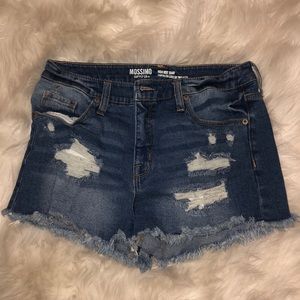Denim shorts